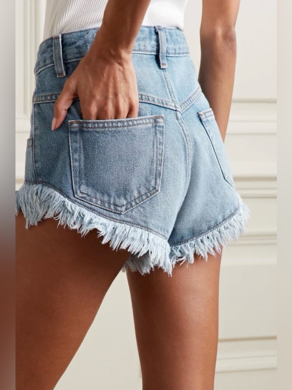 Isabel Marant eneidao denim shorts - Picture 7 of 9